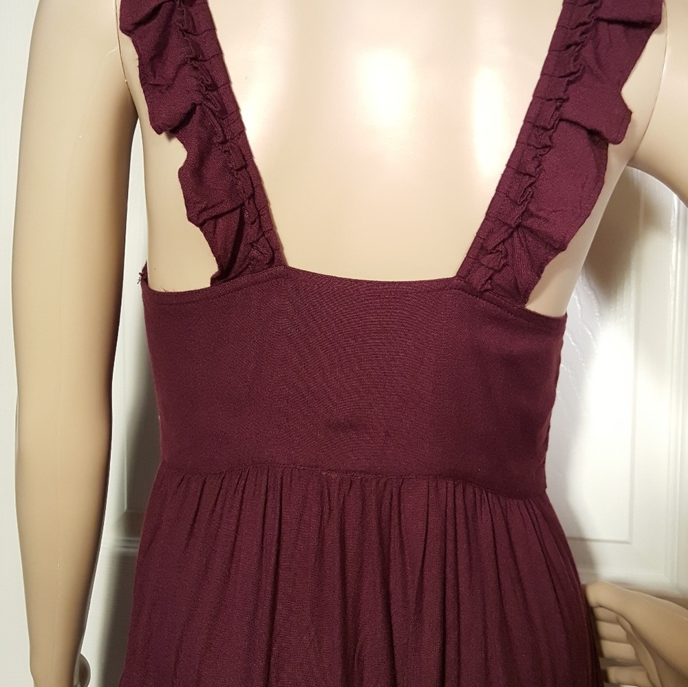 Kimchi Blue Ruffle Zipper Tank Dress With Pockets - Picture 3 of 7